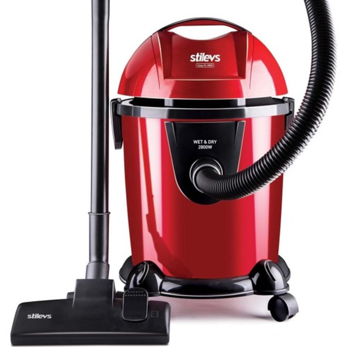 Stilevs IS-2800 Uzay 2800 W Islak Kuru Süpürge Kırmızı Siyah