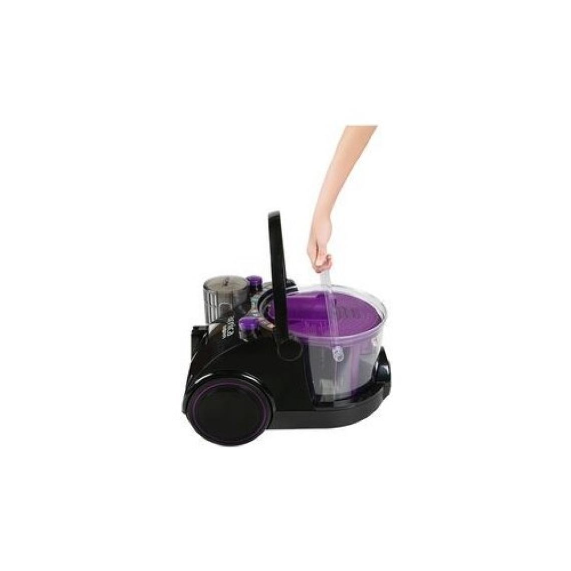 Arnica Su Filtreli Elektrikli Süpürge - HEPA 13 Filtre, Maksimum Hijyen, Mor Renk, Ev Tipi, 6 Litre Su Haznesi