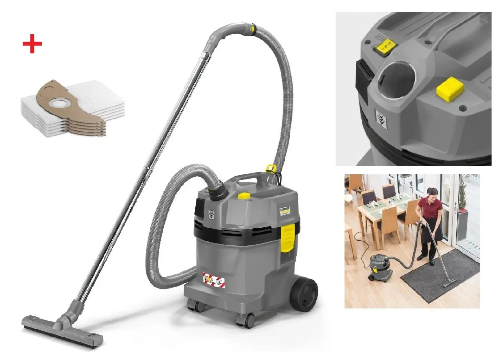 Karcher Nt 22/1 Ap Eu Islak-Kuru Elektrik Süpürge Endüstriyel