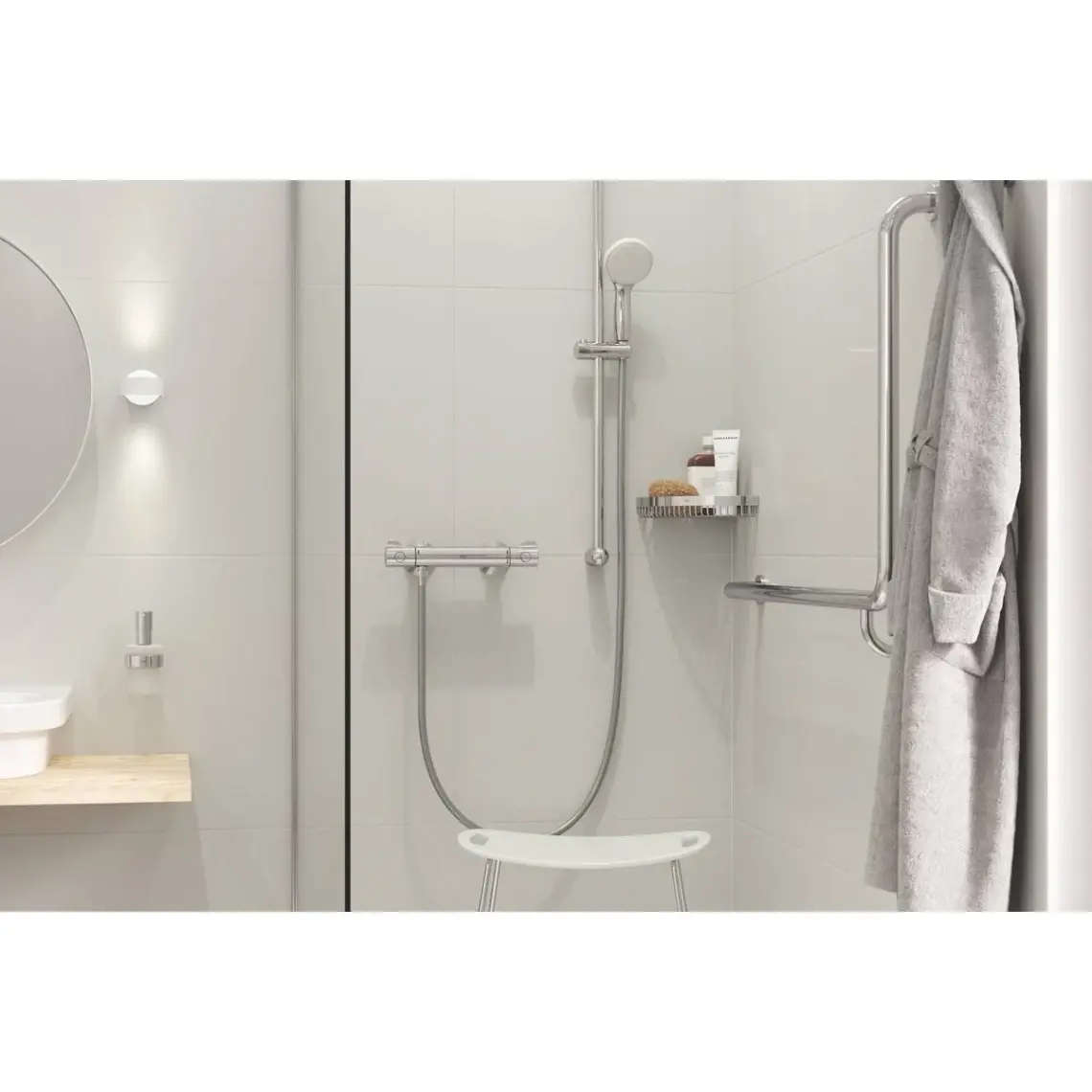 Grohe Grohtherm 800 Termostatik Duş Bataryası - 34558000
