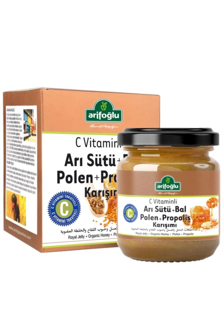 Arı Sütü Bal Polen Propolis 230gr
