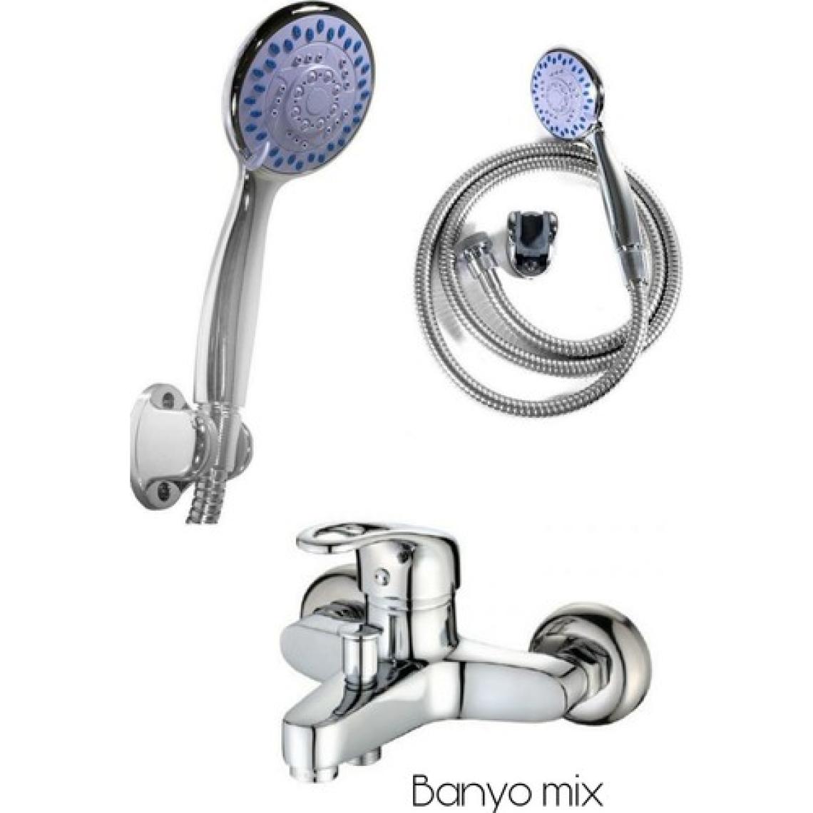 Akçay Banyo Duş Bataryası Duş Seti Hediyeli