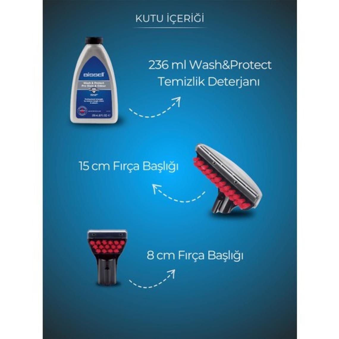 Bissell Spotclean Pro Halı - Koltuk Yıkama ve Leke Çıkarma Makinesi
