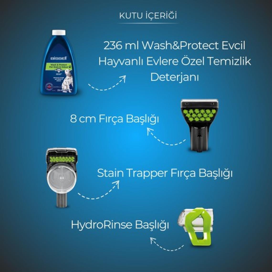 Bissell 37252 Spotclean Pet Pro Plus Yıkama Makinesi