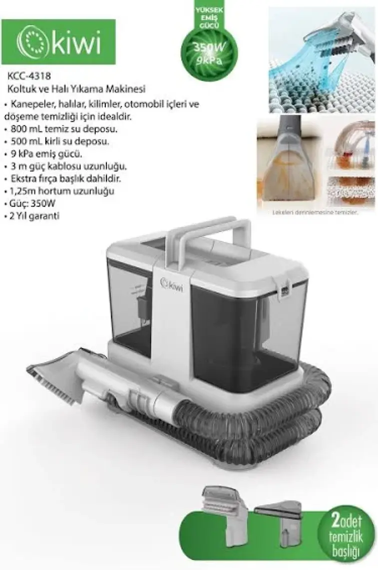 Kiwi KCC-4318 Koltuk ve Halı Yıkama Makinesi