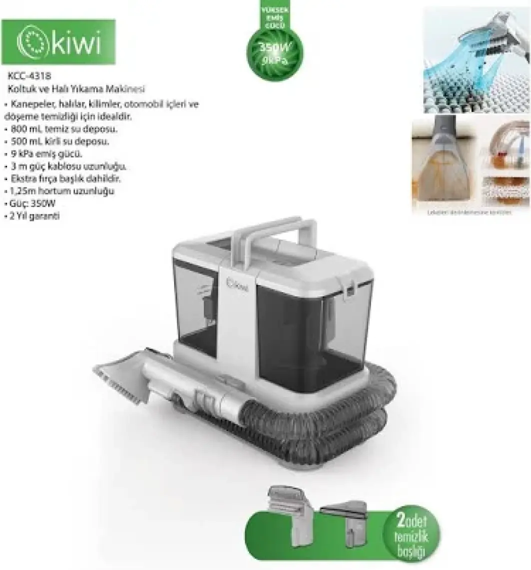 Kiwi KCC-4318 Koltuk ve Halı Yıkama Makinesi