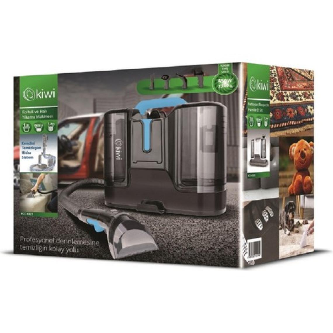 Kiwi KCC-4323 Siyah Koltuk ve Halı Yıkama Makinesi