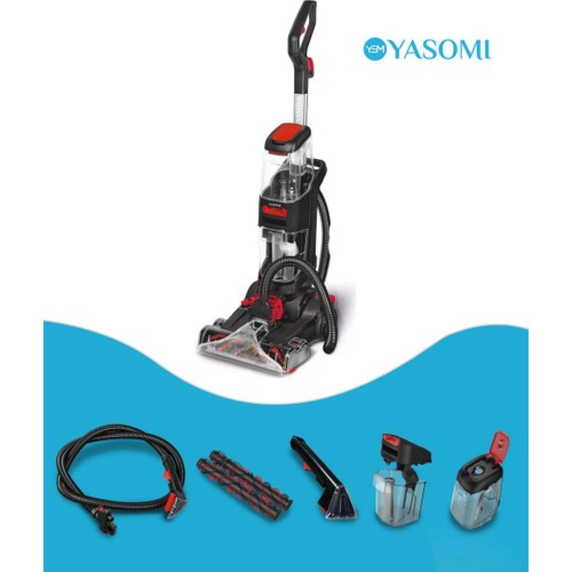Yasomi VCW95 Clean Force Pro Dikey Halı Koltuk Yıkama ve Leke Çıkarma Makinesi