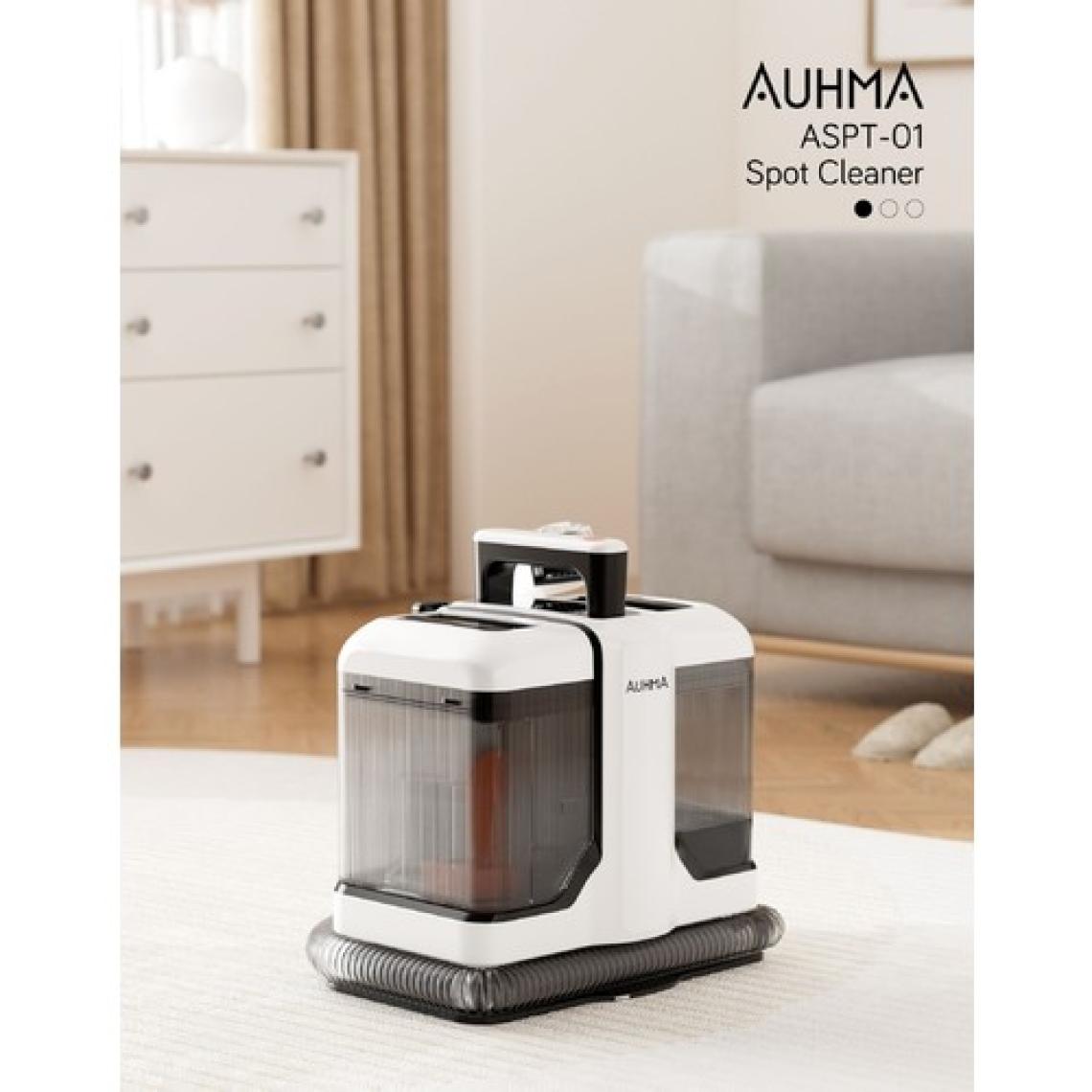 Auhma 450W Halı Koltuk Leke Çıkarıcı ve Araç Içi Leke Temizleme Makinesi Beyaz