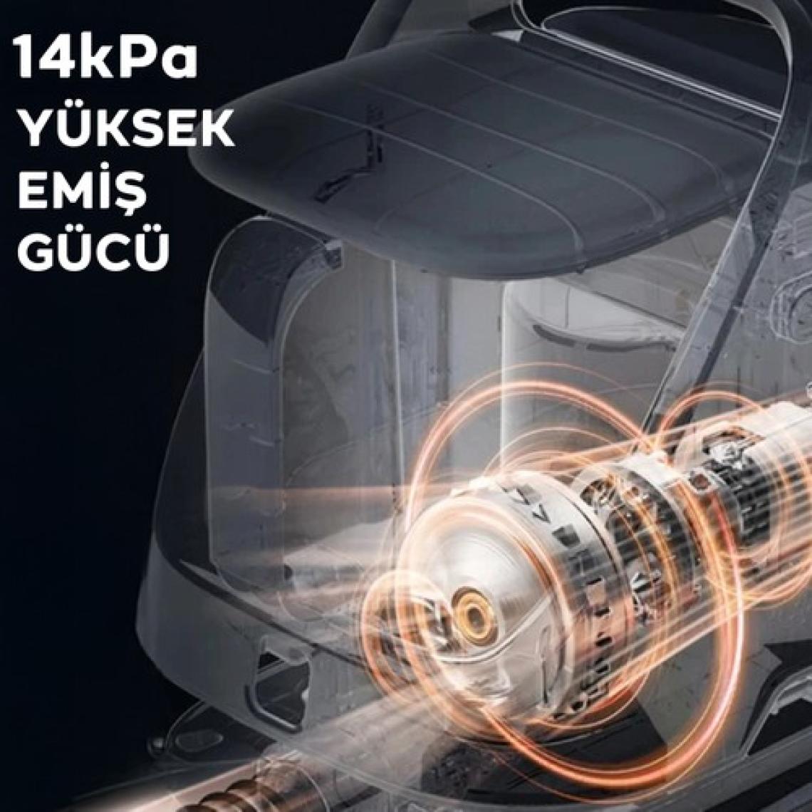 EZERE 14kPa Güçlü Koltuk Ve Halı Yıkama Temizleme Makinesi 2000mMl Su Hazneli 400W
