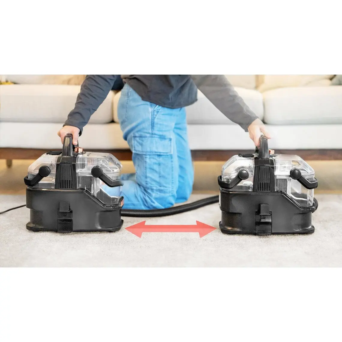 Bissell Spotclean Hydrosteam Pro Buharlı Farklı Yüzeylerde Kullanıma Uygun Halı – Koltuk Yıkama ve Leke Çıkarma Makinesi