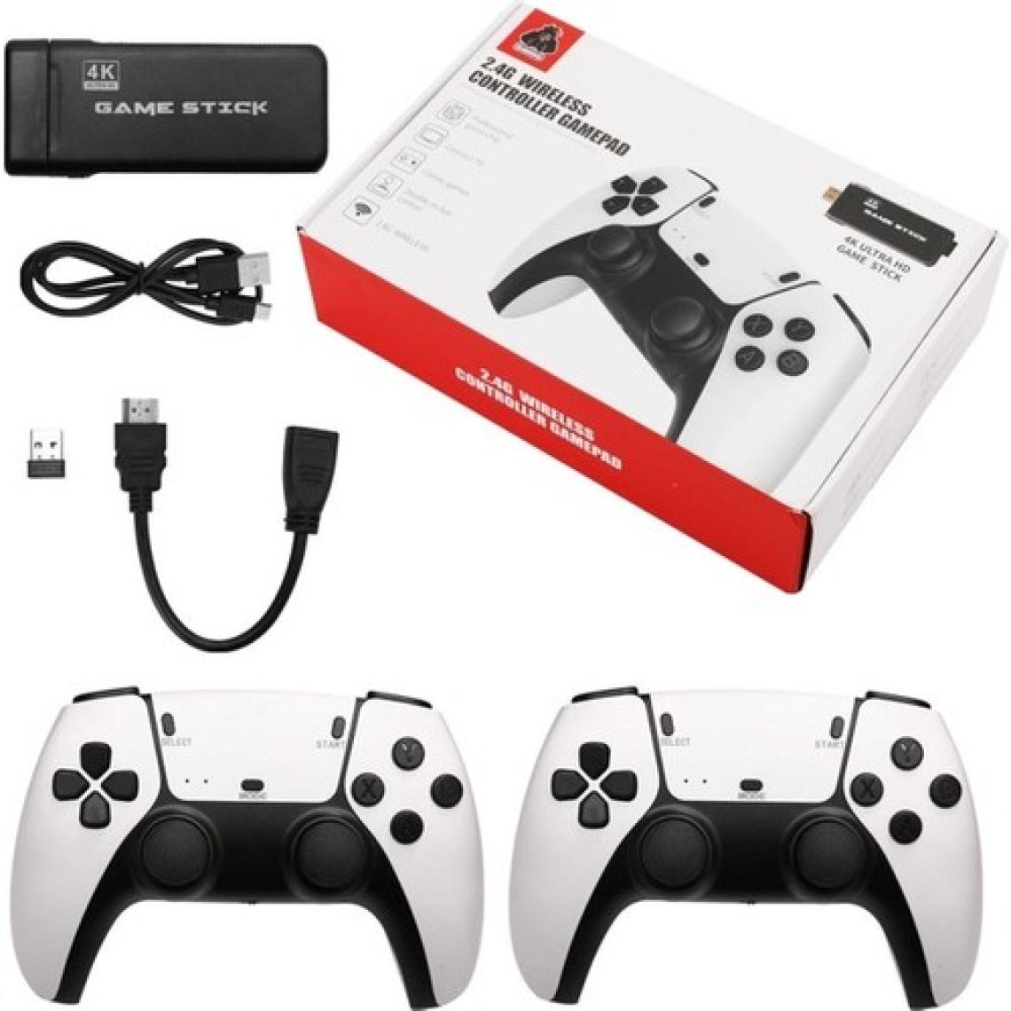 Konsol Plus 4K Game Stick Retro Tv Atari Kablosuz 2 Kollu 20000 Oyunlu