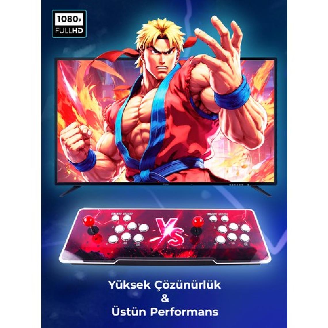 2025 Retro Arcade Oyun Konsolu 50500 Oyunlu Süper Box