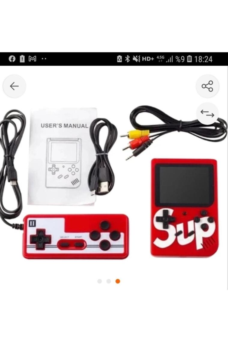 Oyun Konsolu 400 Oyunlu Iki Oyunculu Mini El Atarisi