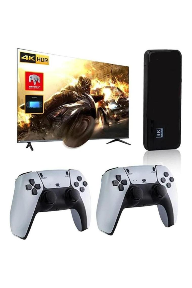 Starx 4K Game Stick Retro Tv Atari Kablosuz 2 Kollu 20000 Oyunlu