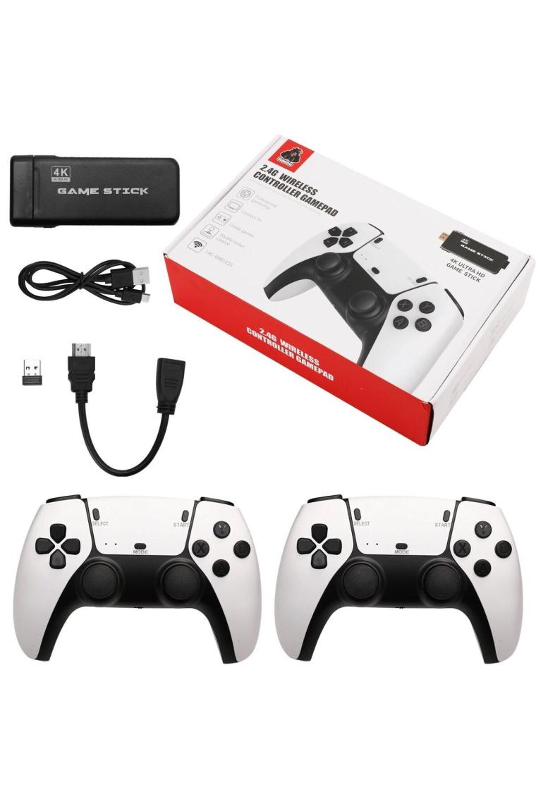 Starx 4K Game Stick Retro Tv Atari Kablosuz 2 Kollu 20000 Oyunlu