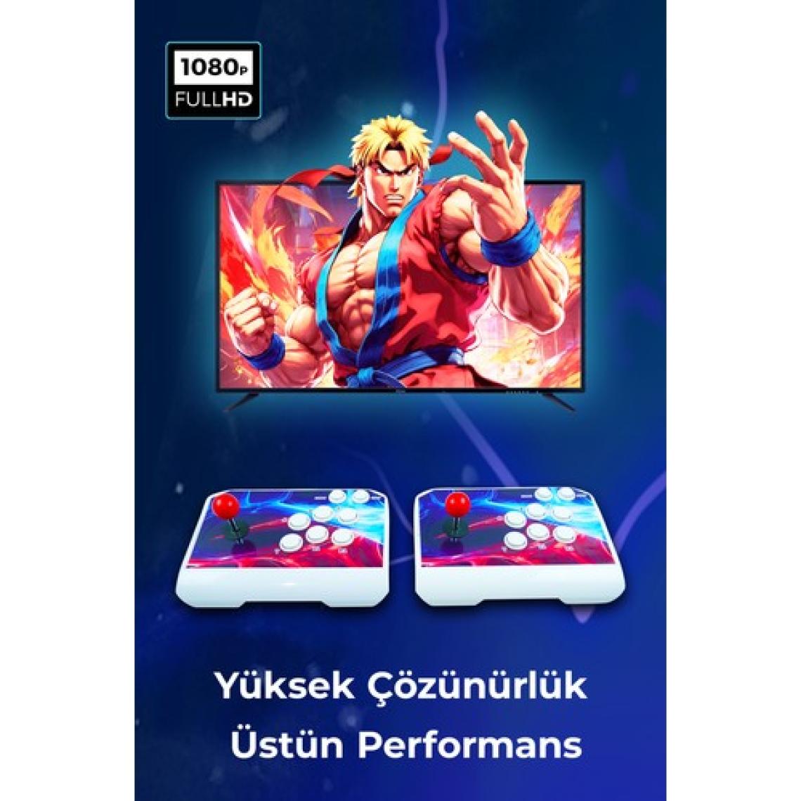 Habl 2025 Retro Arcade Kablosuz Oyun Konsolu 42.000 Oyunlu Süper Boxoyun