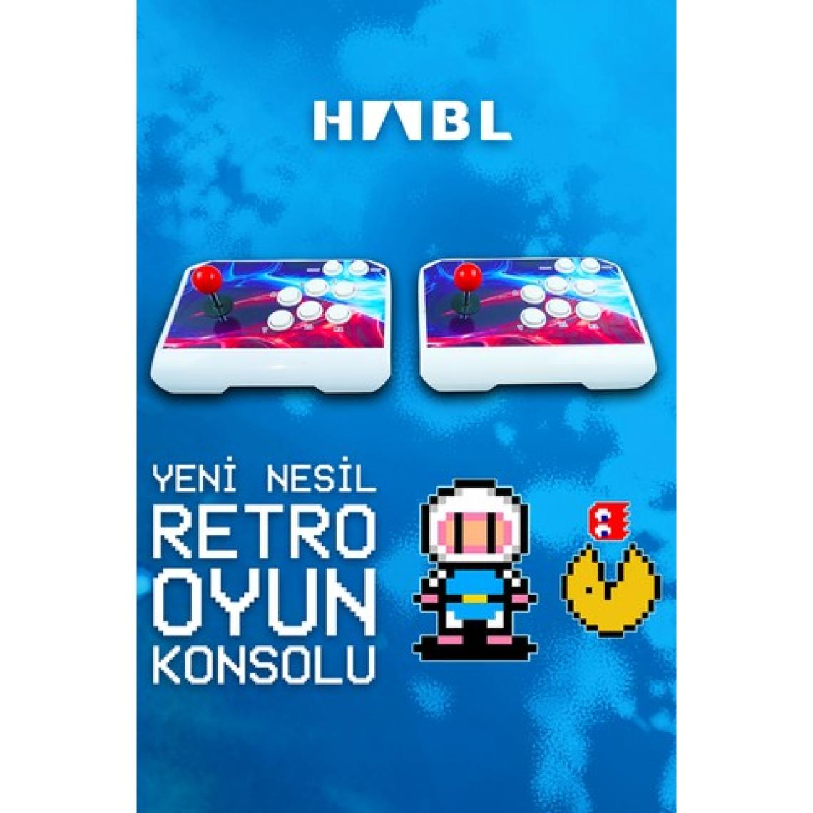 Habl 2025 Retro Arcade Kablosuz Oyun Konsolu 42.000 Oyunlu Süper Boxoyun