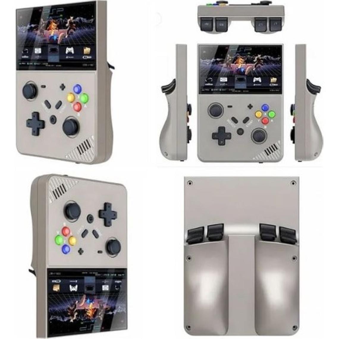 Konsol Plus R43 Pro M18 Retro Taşınabili El Oyun Konsolu 20 000 Oyunlu Gri