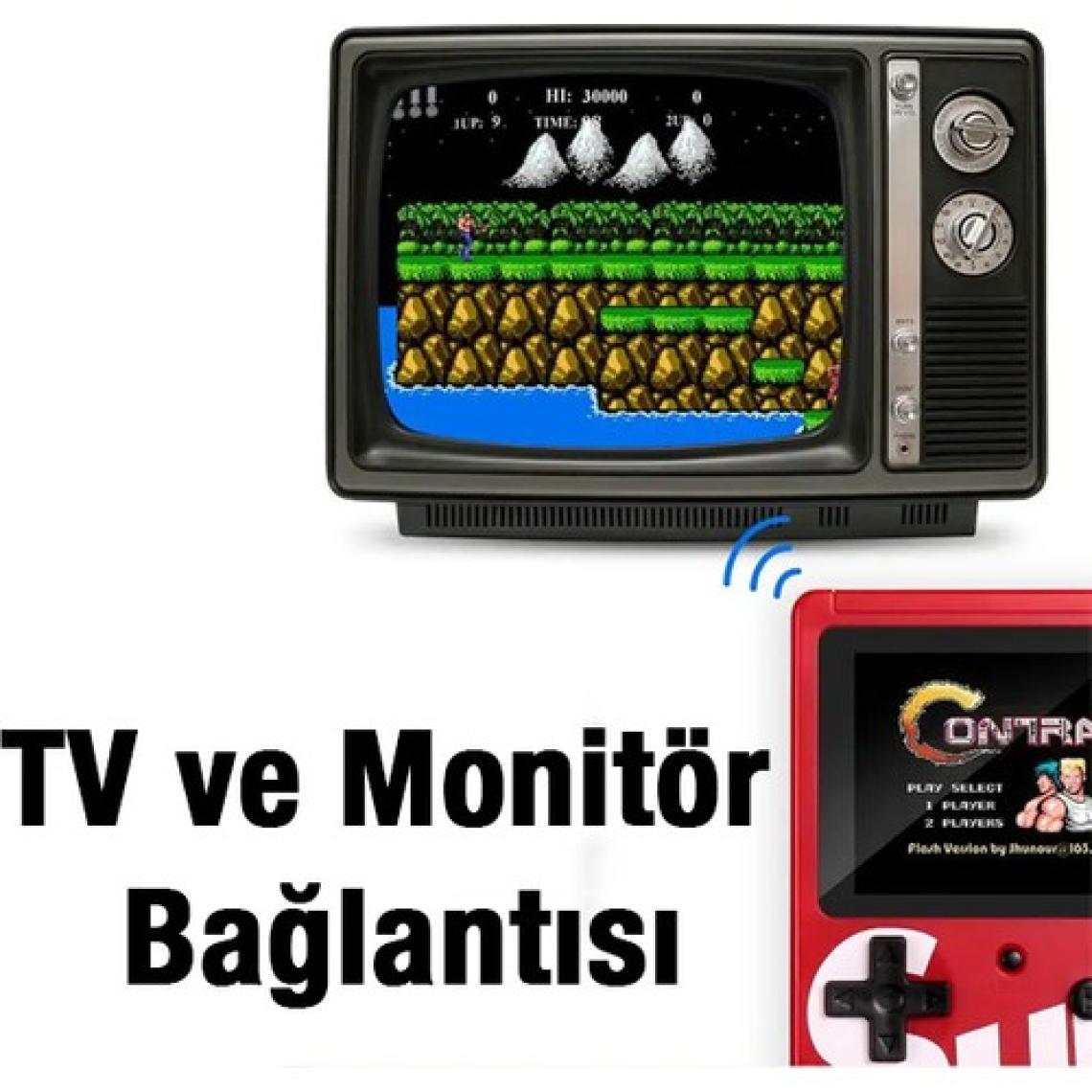 Ally Sup 400 Nostalji Oyunlu Taşınabilir Retro Mini Atari Gameboy ALL-36165