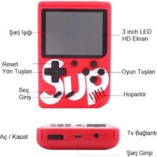Ally Sup 400 Nostalji Oyunlu Taşınabilir Retro Mini Atari Gameboy ALL-36165