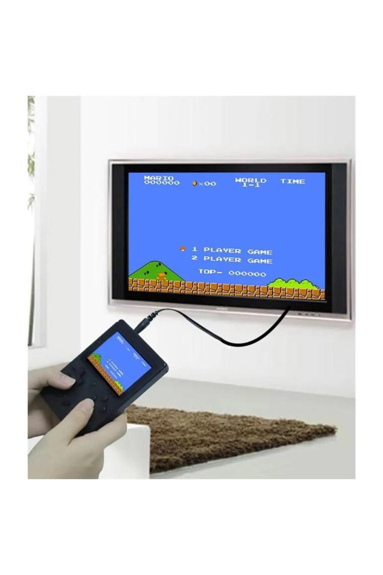Cosmostech Sup Game Box Plus 400 Oyunlu Taşınabilir Mario Oyunlu Retro El Atarisi Beyaz