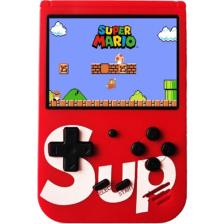 Sup Taşınabilir Video Oyun Konsolu 3" 400 Oyunlu Mini Atari Gameboy 2 Oyunculu Kırmızı
