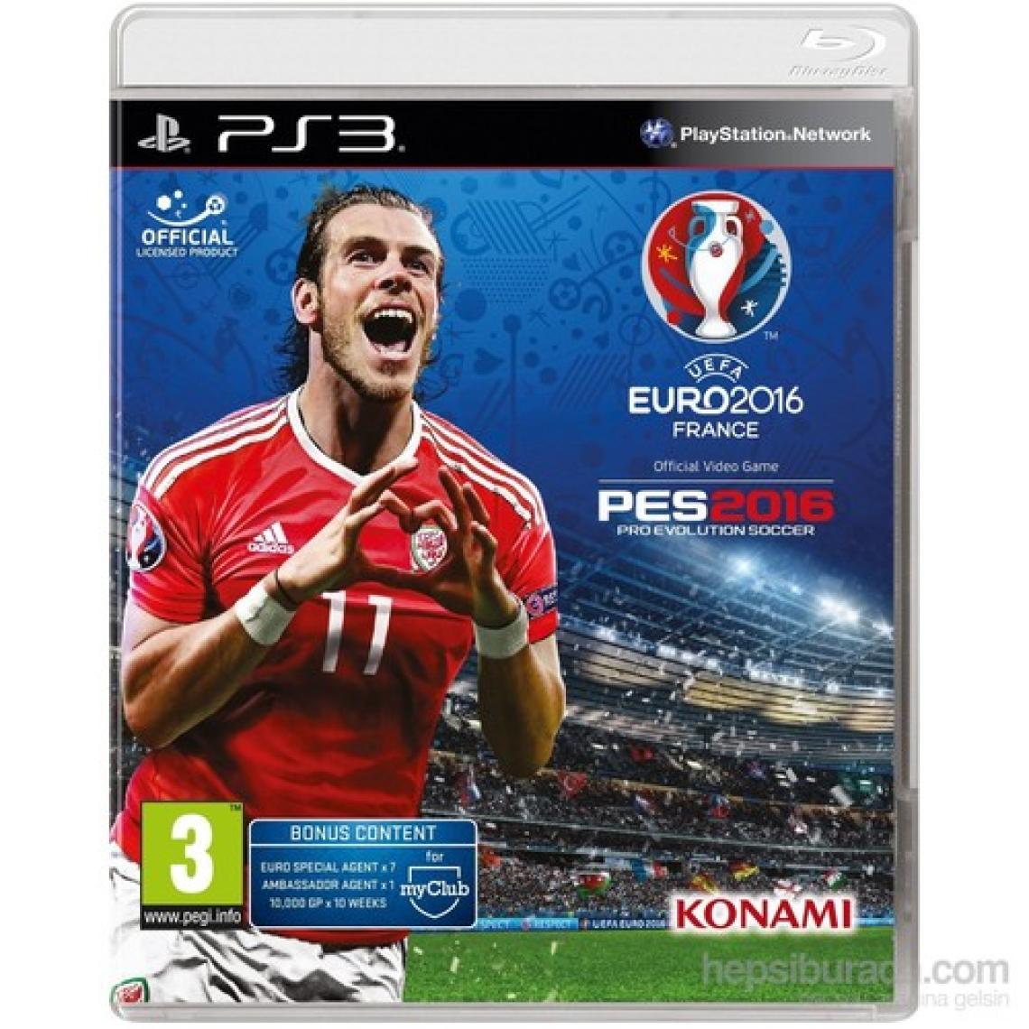 Konami Pes 2016 (Euro 2016) Ps3 Oyun (Türkçe Menü)