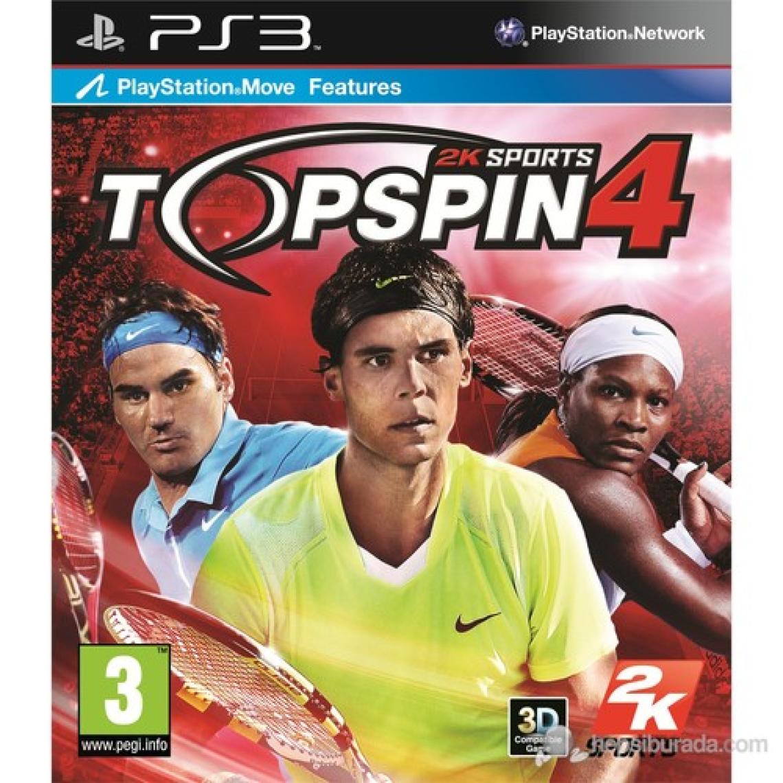 Top Spin 4 Move Uyumlu Ps3