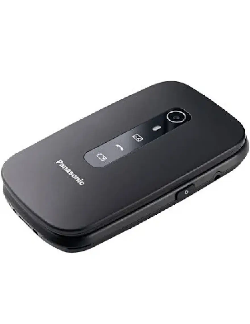 Panasonic KX-TU550EXB Katlanabilir Renkli Ekran 4g Tuşlu Cep Telefonu Siyah (2 Yıl Türkiye Distribütör Garantili) Siyah