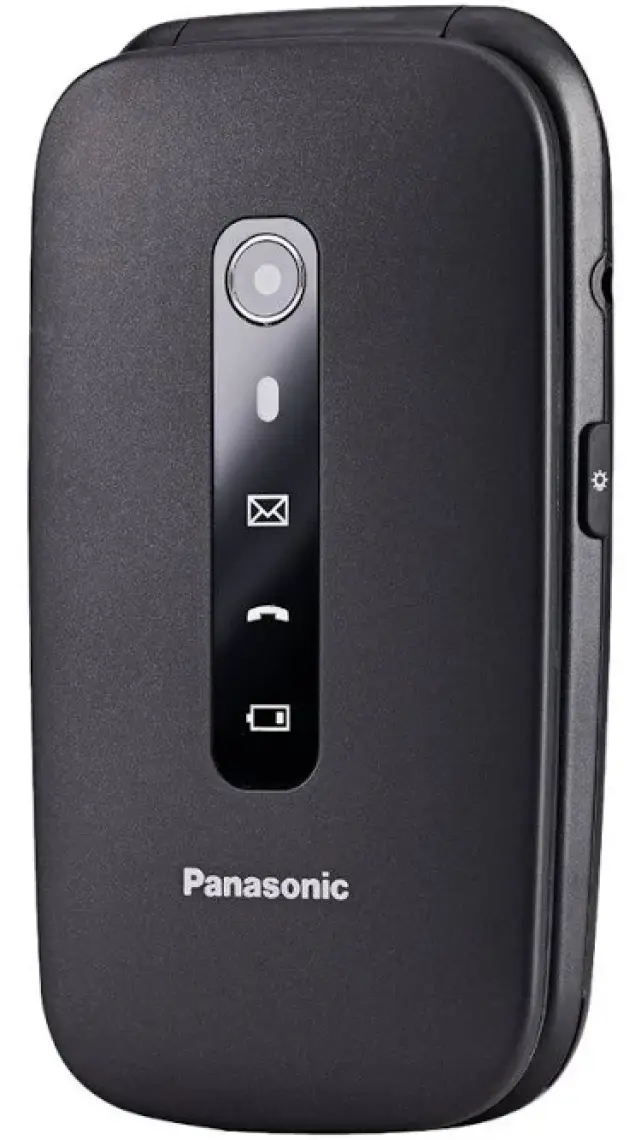 Panasonic KX-TU550EXB Katlanabilir Renkli Ekran 4g Tuşlu Cep Telefonu Siyah (2 Yıl Türkiye Distribütör Garantili) Siyah