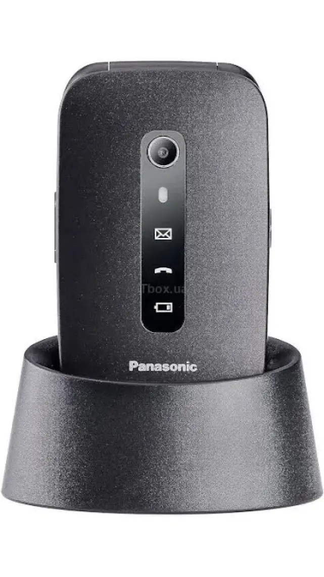 Panasonic KX-TU550EXB Katlanabilir Renkli Ekran 4g Tuşlu Cep Telefonu Siyah (2 Yıl Türkiye Distribütör Garantili) Siyah