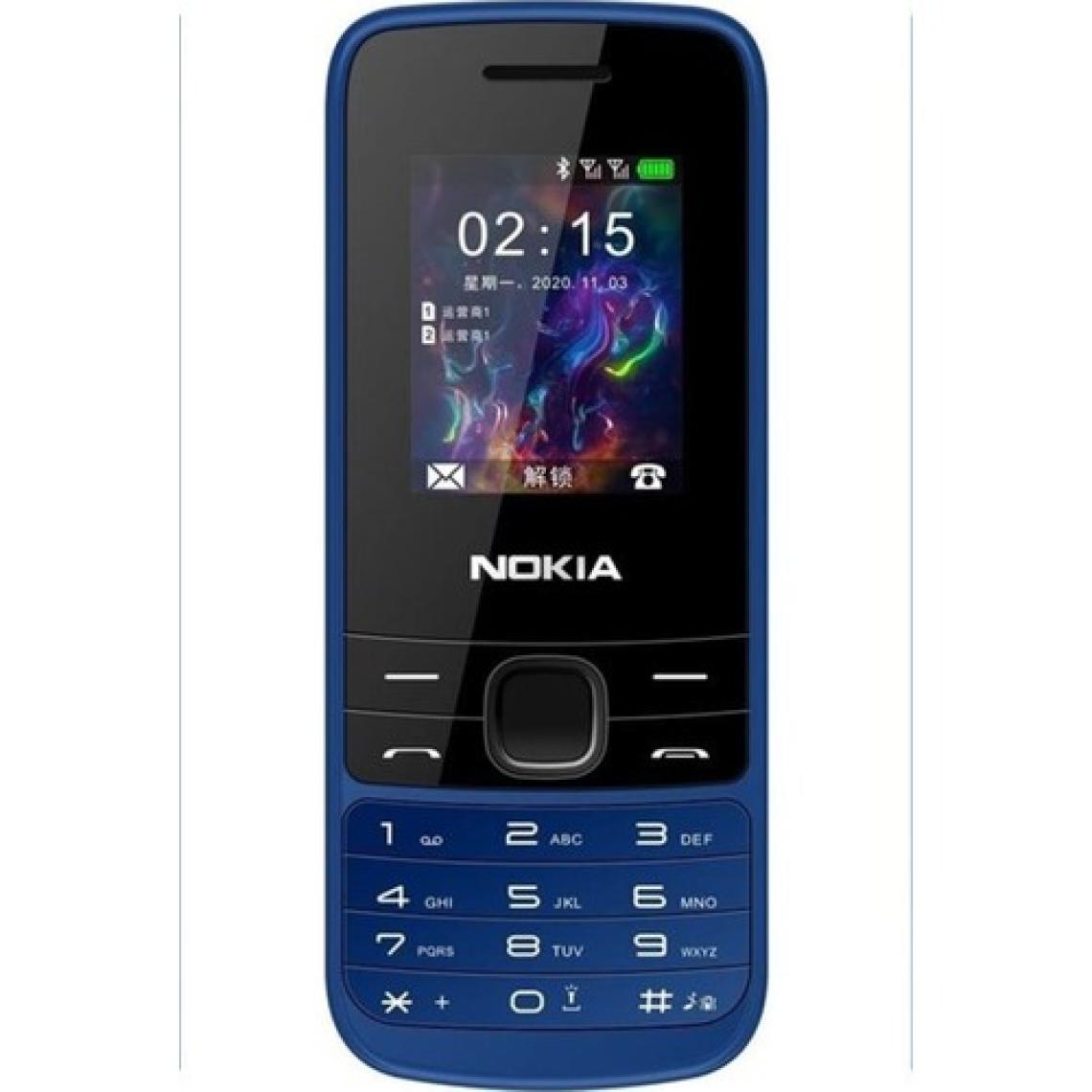 Nokıa 225 Kamerasız Tuşlu Telefon LED Fenerli Radyolu Blue