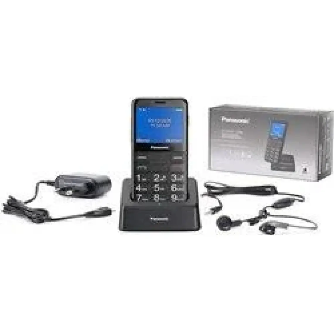 Panasonic Kx TU155 Exbn Tuşlu Cep Telefonu (2 Yıl Türkiye Distribütör Garantili) Siyah