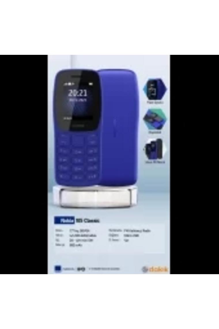 Nokıa 105 Classic Tuşlu Cep Telefonu (Nokia Türkiye Resmi Distribütör Garantili)