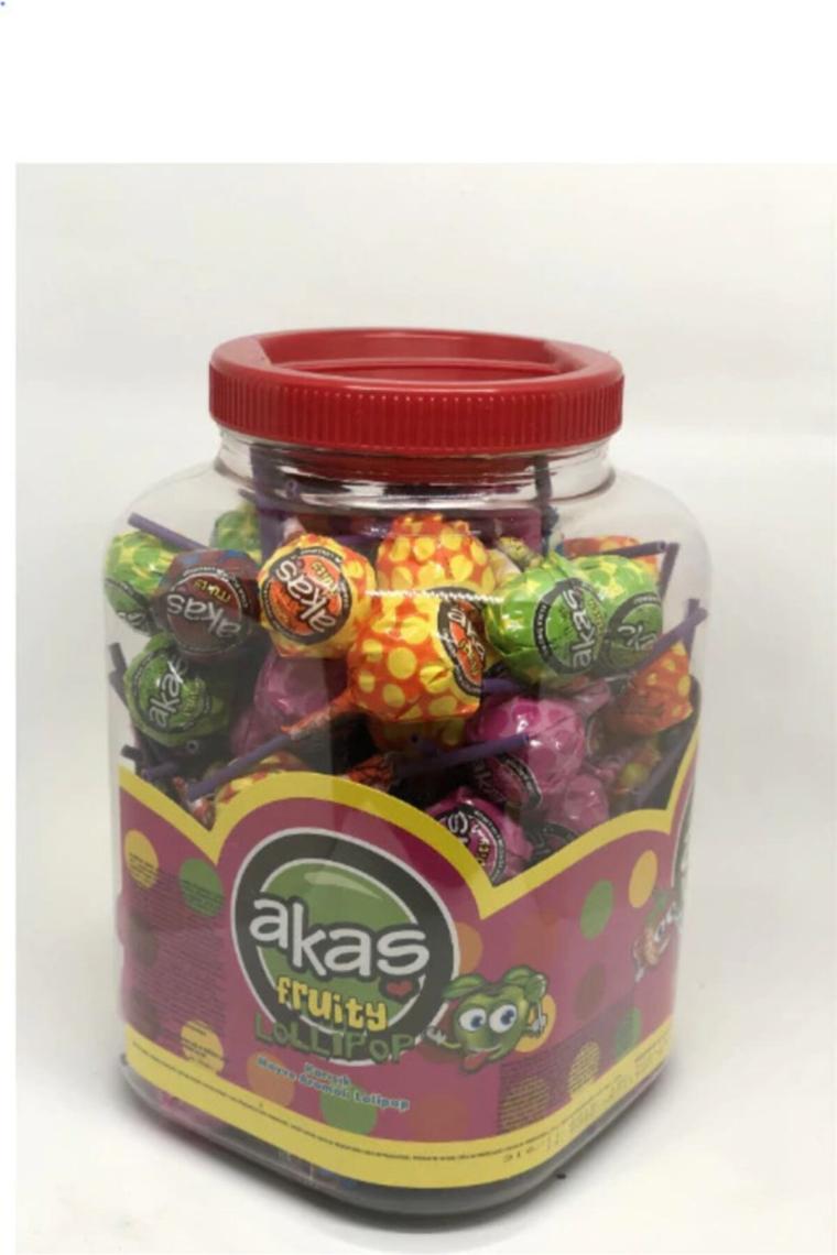 Akaş Fruity Lollipop 120 Adet