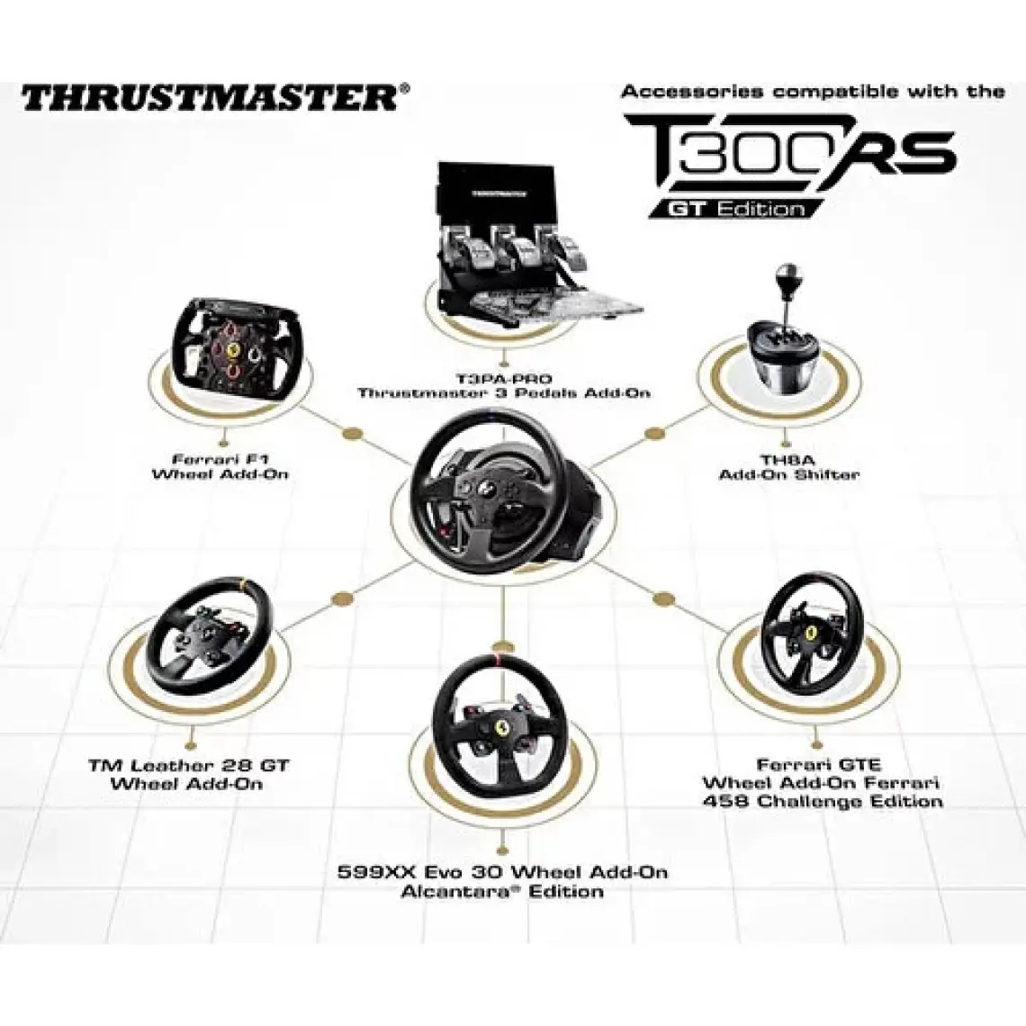 Thrustmaster T300 RS GT Direksiyon Seti