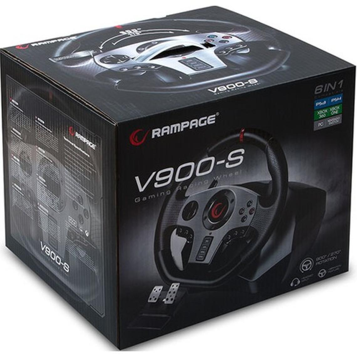 Rampage V900-S PS3/PS4/PC/XBOX Pedallı Gaming Oyuncu Direksiyon