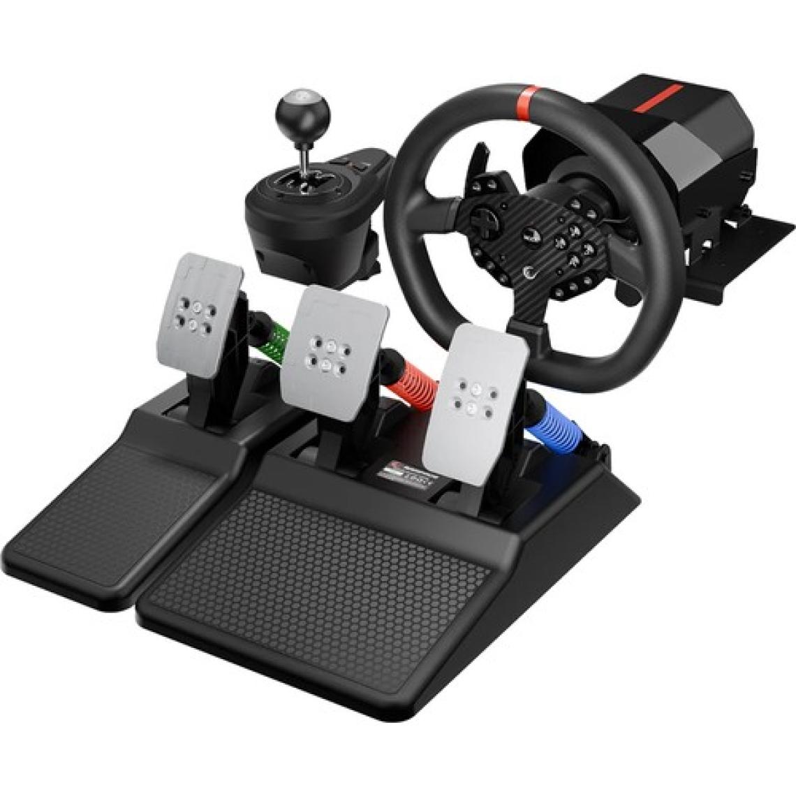 Rampage Rowdy V997 Only Pc 3 Pedallı - El ve Sıralı Vitesli Oyuncu Direksiyonu (Sadece Pc Uyumlu)