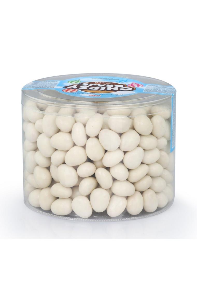Bonbon Chipsy Beyaz Kakao Kaplı Bisküvi Draje 750 Gr. (1 PAKET)