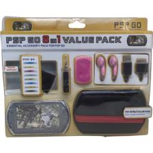YUES PSP Go 8 Parça Aksesuar Seti (PSP Go Uyumlu – Taşıma Çantası, Silikon Kılıf, Ekran Koruyucu vb.)