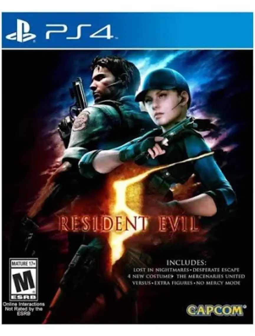 Capcom Ps4 Resident Evil 5 Güvenlik Şeritli Ps4 Oyun