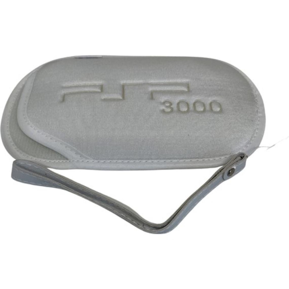 YUES PSP 2000/3000 Soft Çanta Kılıf + Bileklik – Beyaz (PSP-2000/3000 Uyumlu)