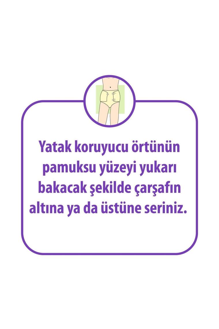 Yatak Koruyucu Örtü 60x90 cm 10 Adet