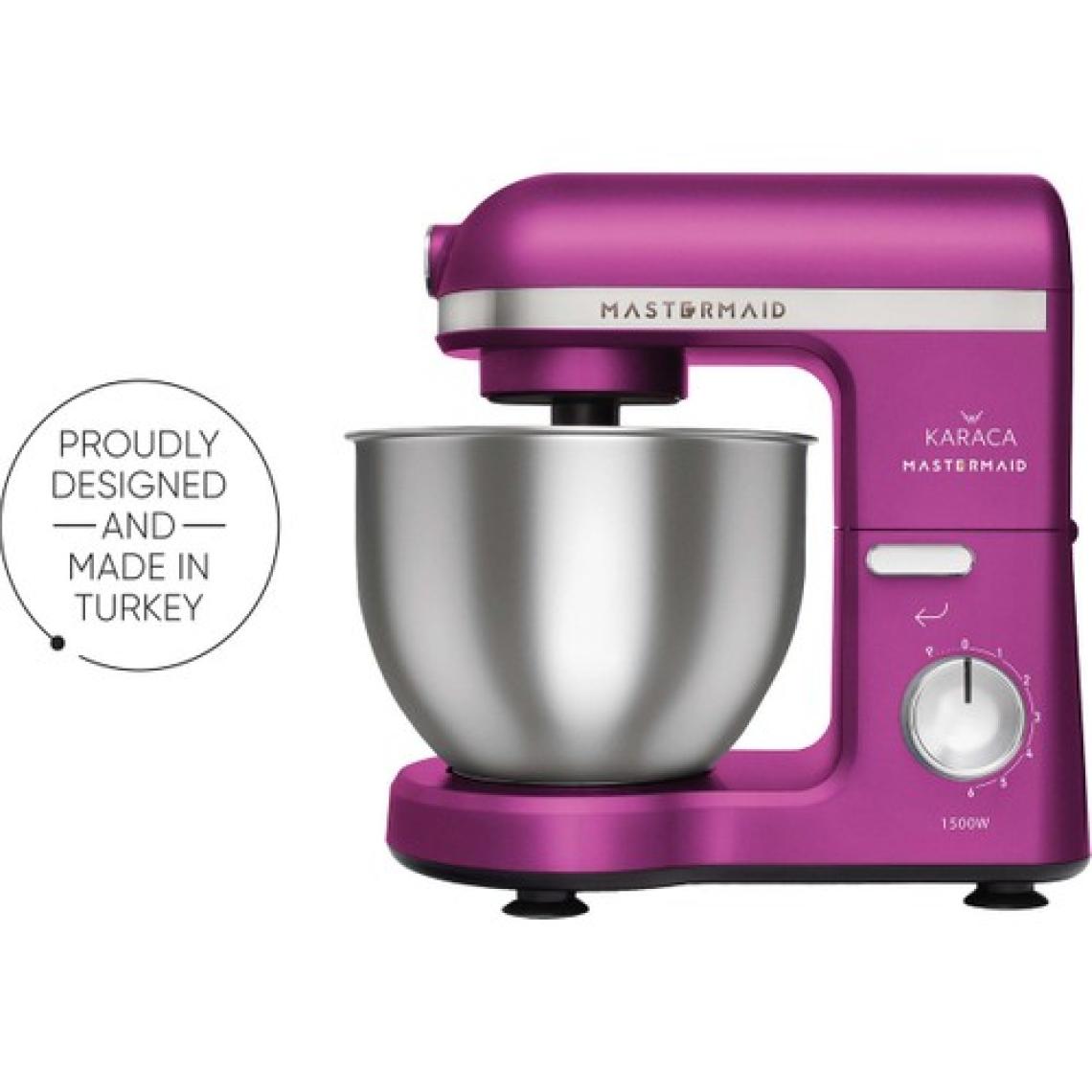 Karaca Mastermaid Chef 1500 W 5 lt Stand Mikser Fuşya