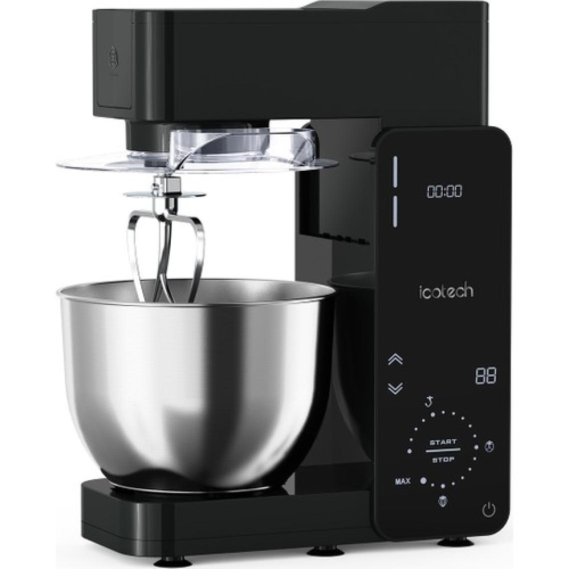 Icotech SM60 6 Lt Hamur Yoğurma Kıyma Çekme Katı Meyve Sıkma Profesyonel Stand Mikser Mutfak Şefi