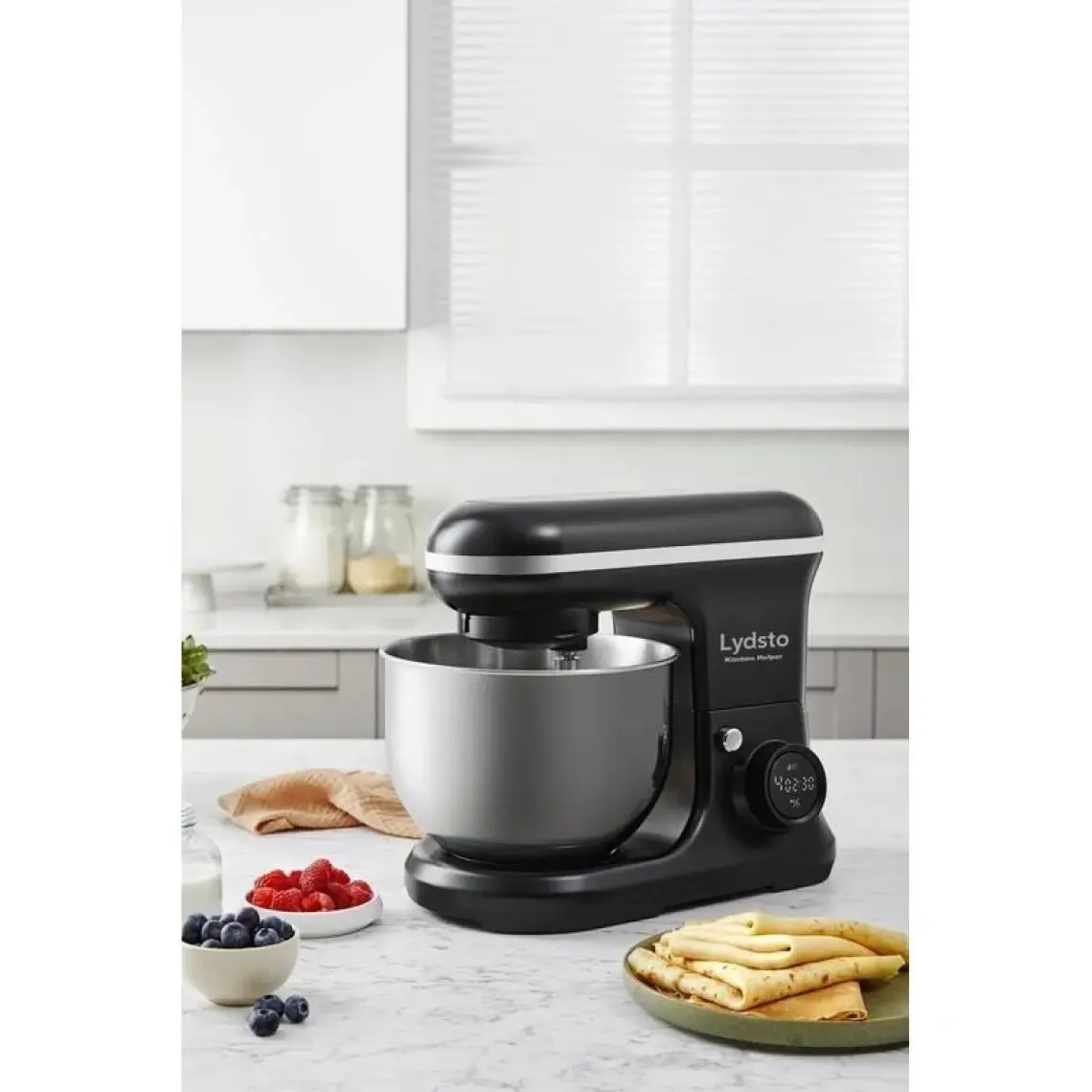 Lydsto Kitchen Helper PV-4700 1500W-5.2 Litre -10 Kademe Hız Ayarı Stand Mikser Hamur Yoğurma Makinesi Siyah