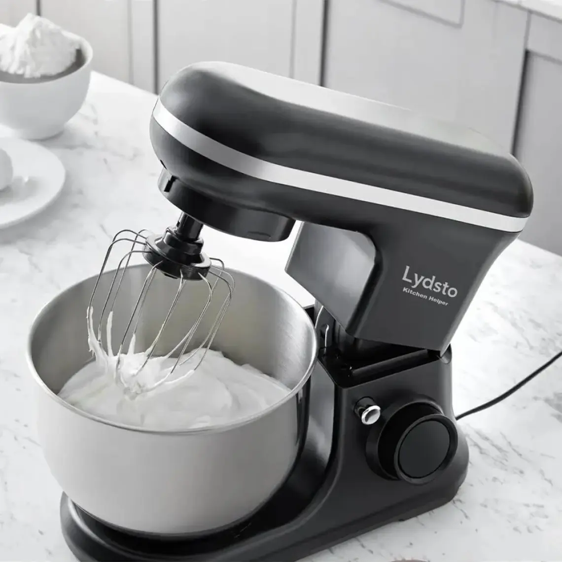 Lydsto Kitchen Helper PV-4700 1500W-5.2 Litre -10 Kademe Hız Ayarı Stand Mikser Hamur Yoğurma Makinesi Siyah