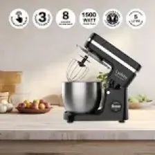 Lydsto Kitchen Helper PV-4700 1500W-5.2 Litre -10 Kademe Hız Ayarı Stand Mikser Hamur Yoğurma Makinesi Siyah
