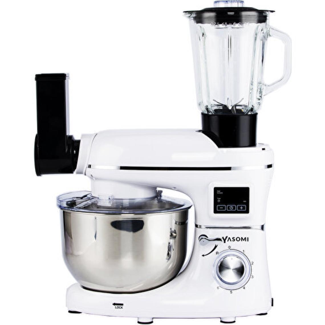 Yasomi SM 1504BML 5.5 1500 W Blender ve Hamur Yoğurma Makinesi Beyaz